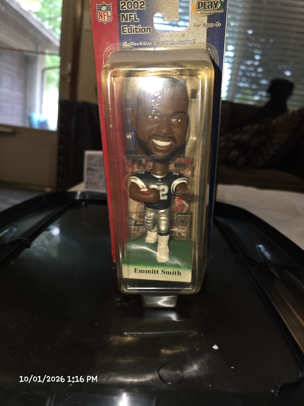 The Upper Deck PlayMakers Emmitt Smith Bobblehead 2002 NFL Edition ES